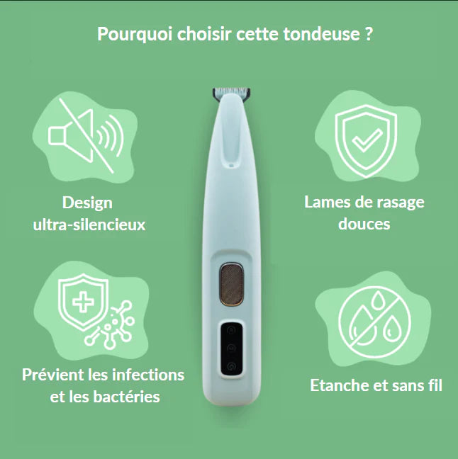 Tondeuse douce pour chien PRO